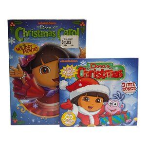 Dora's Christmas Carol DVD Very Good Nick Jr. Explorer +3 Song Bonus